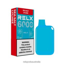 RELX Australia Melbourne - RELX Crush Pocket 6000 Icy Sea Salt Lychee J228H4158