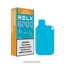 RELX Australia Near Me - RELX Crush Pocket 6000 Icy Orange Americano J228H4159