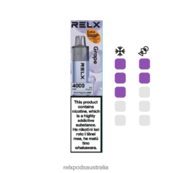 RELX Australia Near Me - RELX MagicGo 4000 Disposable Vape Grape J228H4150