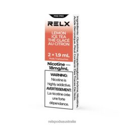 RELX Australia Perth - RELX Pod Pro - 2 Pods Lemon Ice Tea J228H412