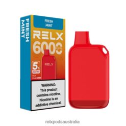 RELX Australia - RELX Crush Pocket 6000 5% High Nic Fresh Mint J228H4173