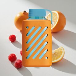 VOZOL GEAR 10000 Raspberry Tangerine Disposable Vape with Mouth Piece Protection - Australia vapes
