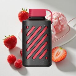 VOZOL GEAR 10000 Strawberry Raspberry Disposable Vape with Multi-Functional Buckle & Mouth Piece Protection Australia vapes