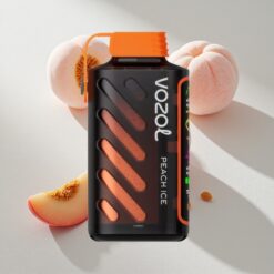 VOZOL Gear Power 20000 Puffs Disposable Peach Ice with Dual Mesh Coil & Full Screen Display Australia vapes