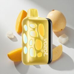 VOZOL RAVE 40000 Disposable Vape Mango Ice with Beat-Synced Party Mode & Eclipse Vaping Animation Australia vapes