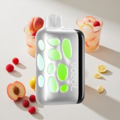 VOZOL RAVE 40000 Disposable Vape Peach Raspberry Lemonade Beat-Synced Party Mode Australia vapes