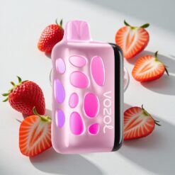 VOZOL RAVE 40000 Disposable Vape Strawberry Ice with Beat-Synced Party Mode Australia vapes
