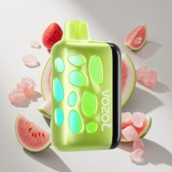 VOZOL RAVE 40000 Disposable Vape Watermelon Bubblegum with Beat-Synced Party Mode Australia vapes