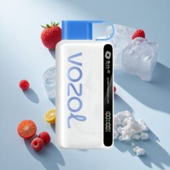 VOZOL STAR 9000/12000 Blue Razz Ice Disposable Vape with Shake Display & Faster Charge Australia vapes