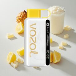 VOZOL STAR 9000/12000 Disposable Pineapple Coconut Ice with Shake Display & Recycled Plastic Australia Vapes