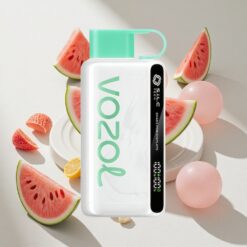 VOZOL STAR 9000/12000 Disposable Vape Watermelon Bubble Gum with Shake Display & 30% Faster Charge Australia Vapes