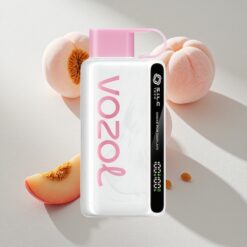 VOZOL STAR 9000/12000 Peach Ice Disposable Vape with Shake Display & Recycled Plastic - Australia Vapes