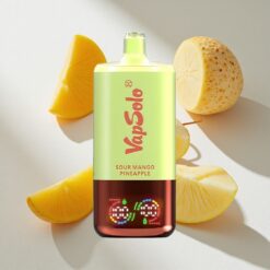 VapSolo Triple 30000 Puffs Sour Mango Pineapple Disposable Vape 40mL Australia vapes