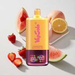VapSolo Triple 30000 Puffs Strawberry Watermelon & Lemon Peach 40ml Australia vapes