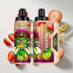 VapSolo VIKING 12000 Puffs Strawberry Kiwi Disposable Vape with Type-C Charging Australia vapes