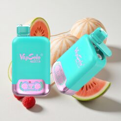 Vapsolo Twins 20000 Puffs Triple Melon & Raspberry Watermelon Disposable Vape 40ml E-Liquid Australia Vapes