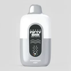 Peppermint Puff Fifty Bar 20K 50mg Disposable Vape