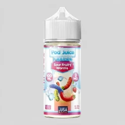 Sour Fruity Worms Freeze Pod Juice 100ml Vape Juice for Pods