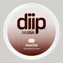 Mocha DIIP Reset Nixodine Pouches Made in USA Nicotine-Free